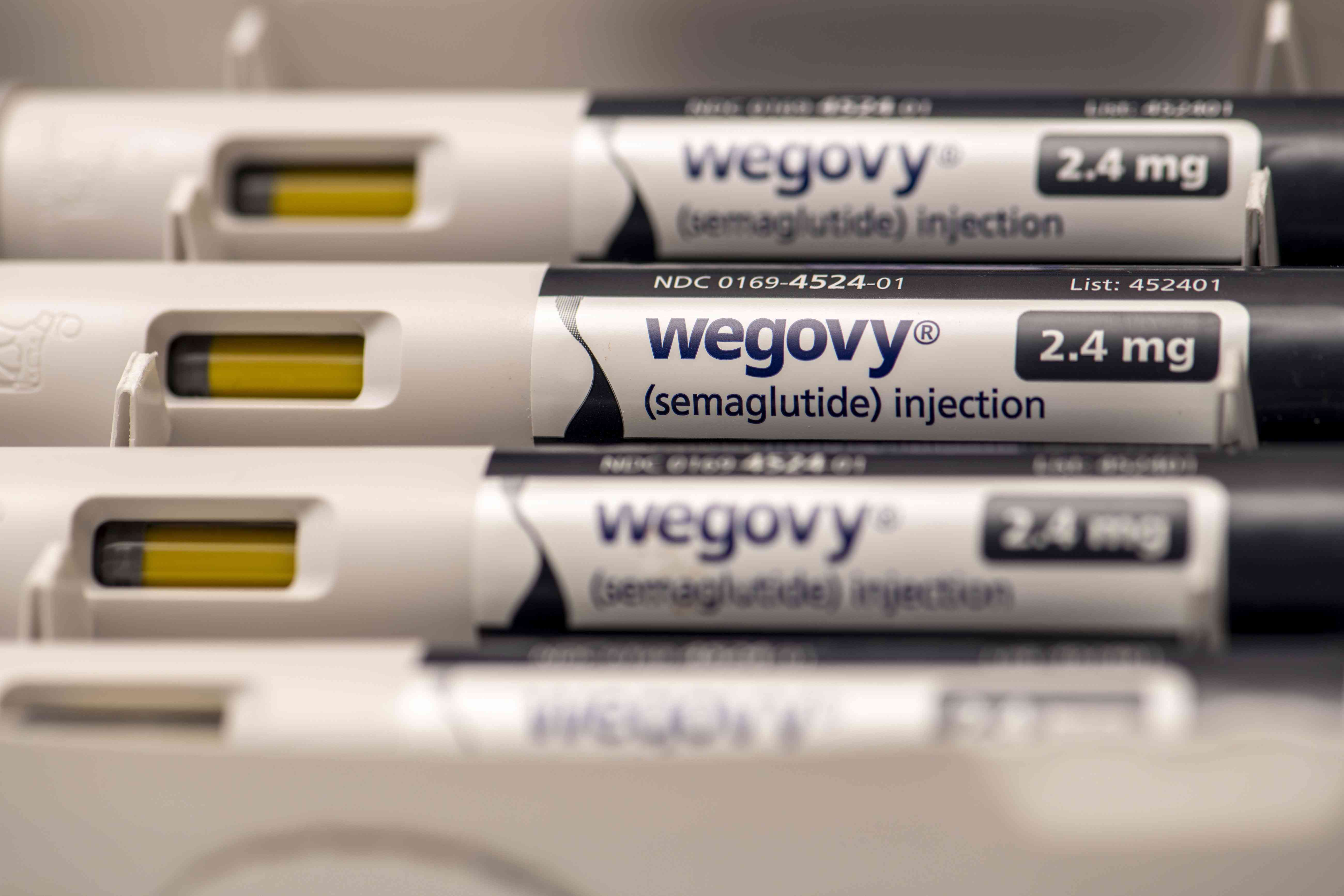 Novo Nordisk's Wegovy, an injectable prescription weight-loss medicine.