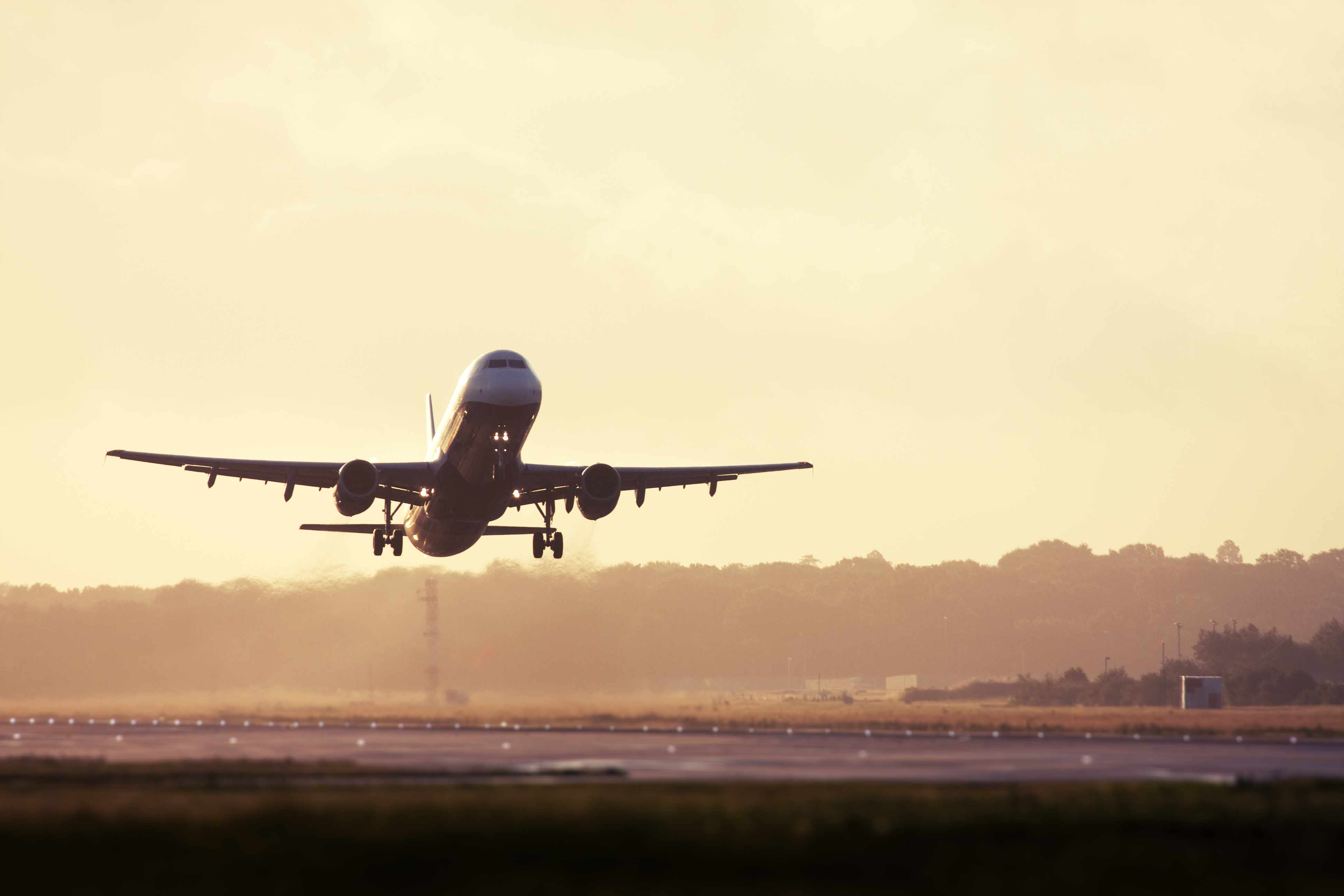 Plane taking off