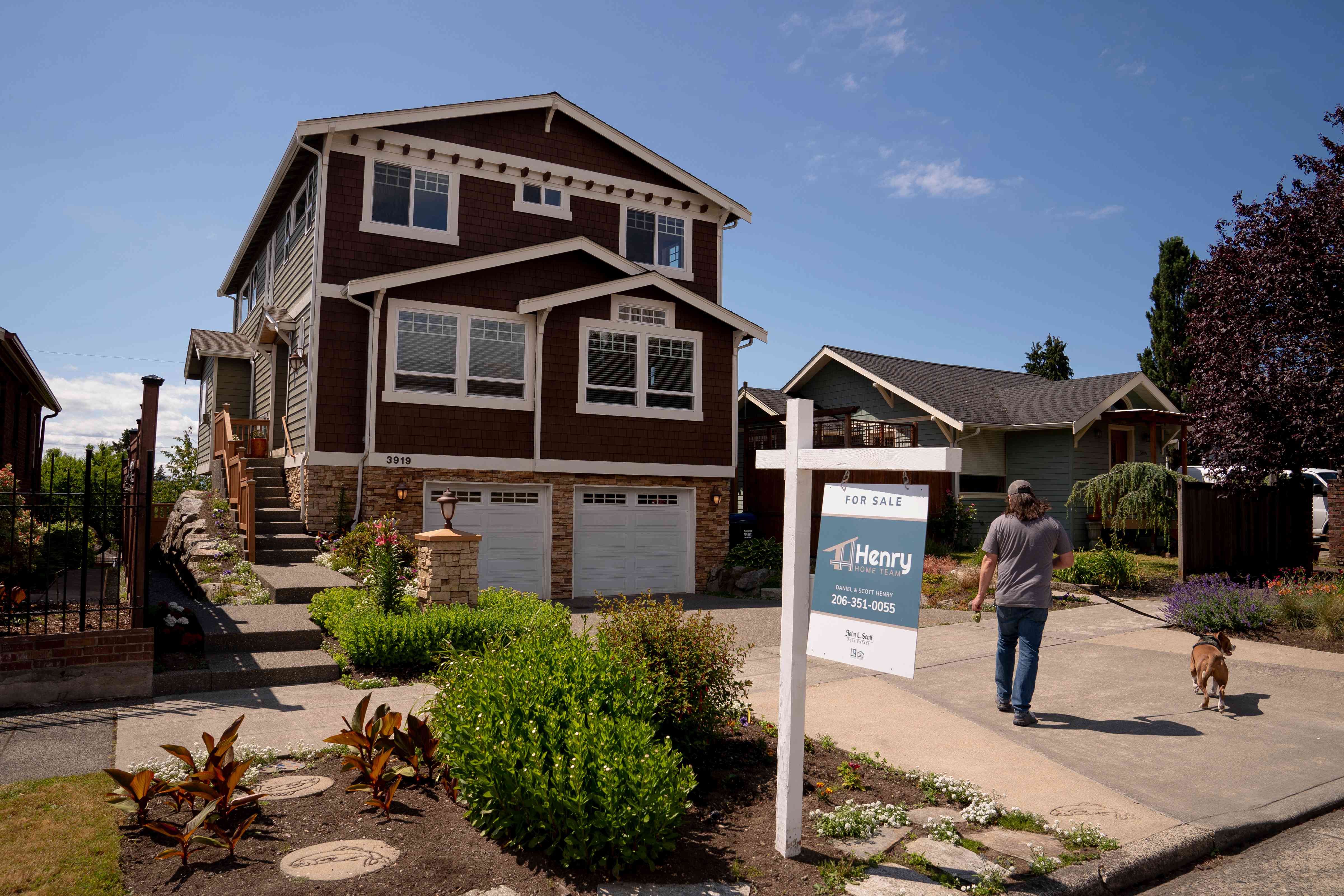 Home for sale in Seattle, Washington, US on June 18, 2024.