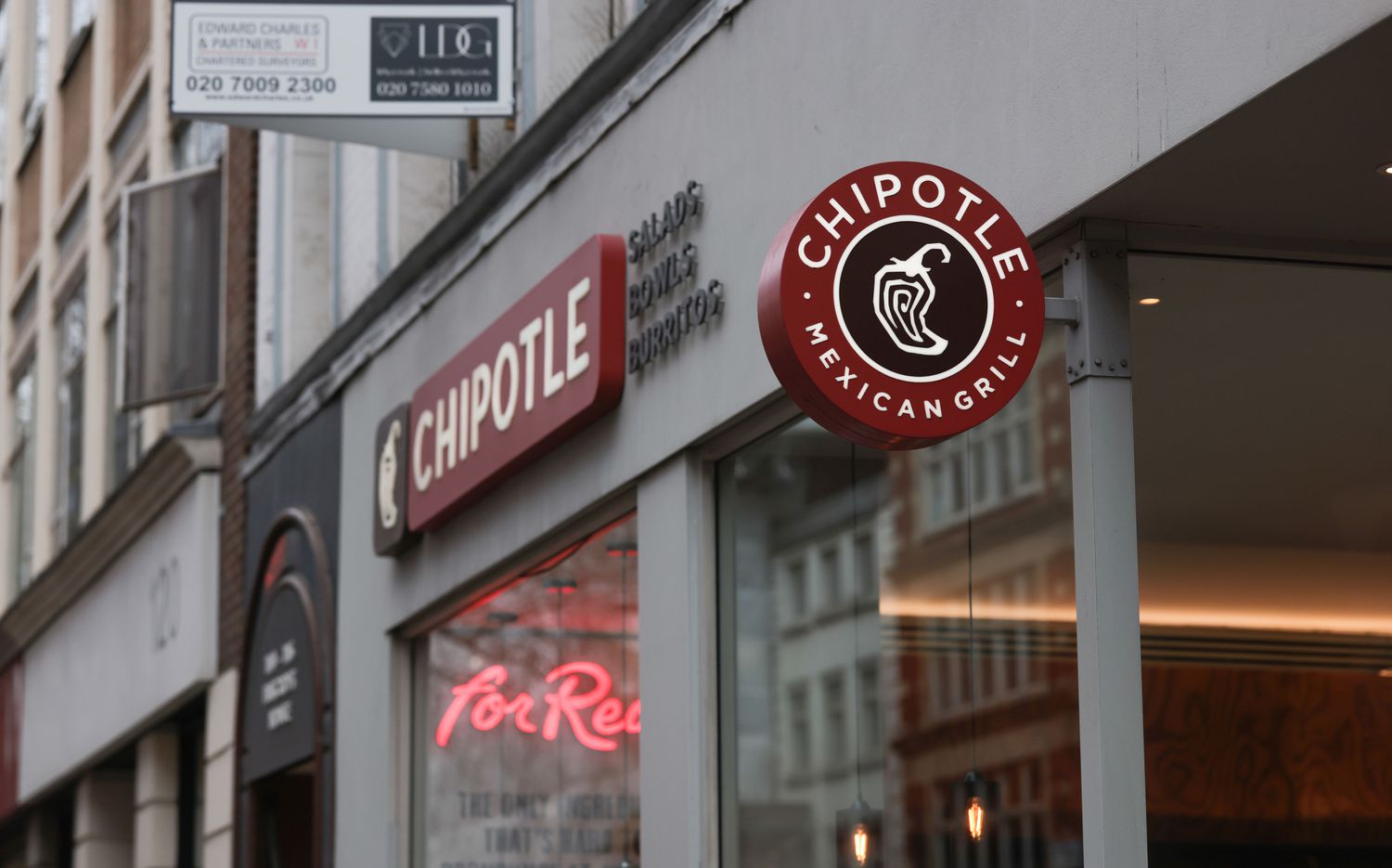  A Chipotle Mexican Grill restaurant in London