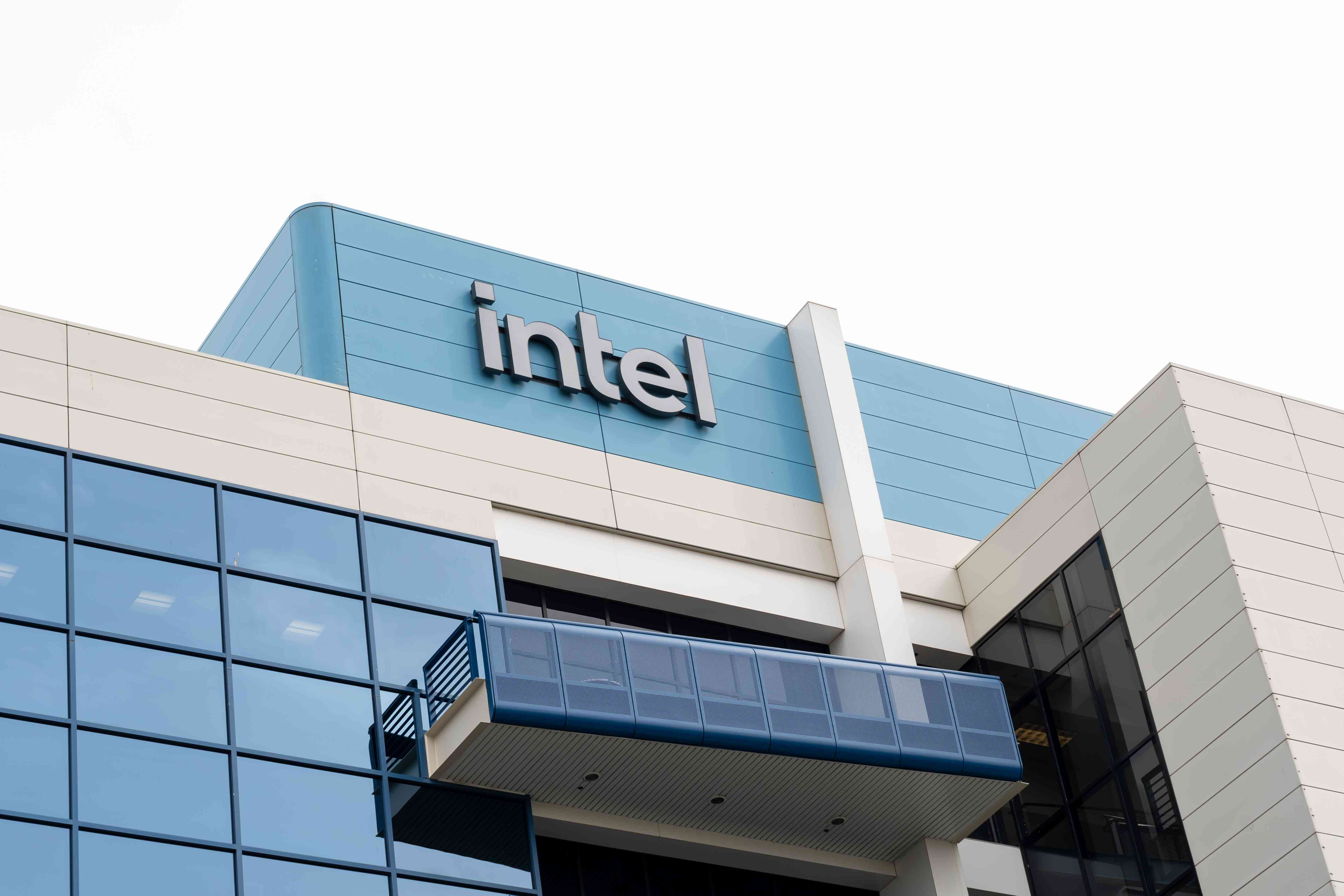 Intel headquarters in Santa Clara, California, USA