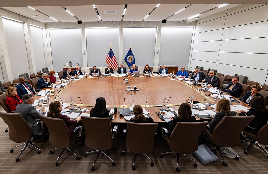 A 2022 meeting of the Federal Open Market Committee