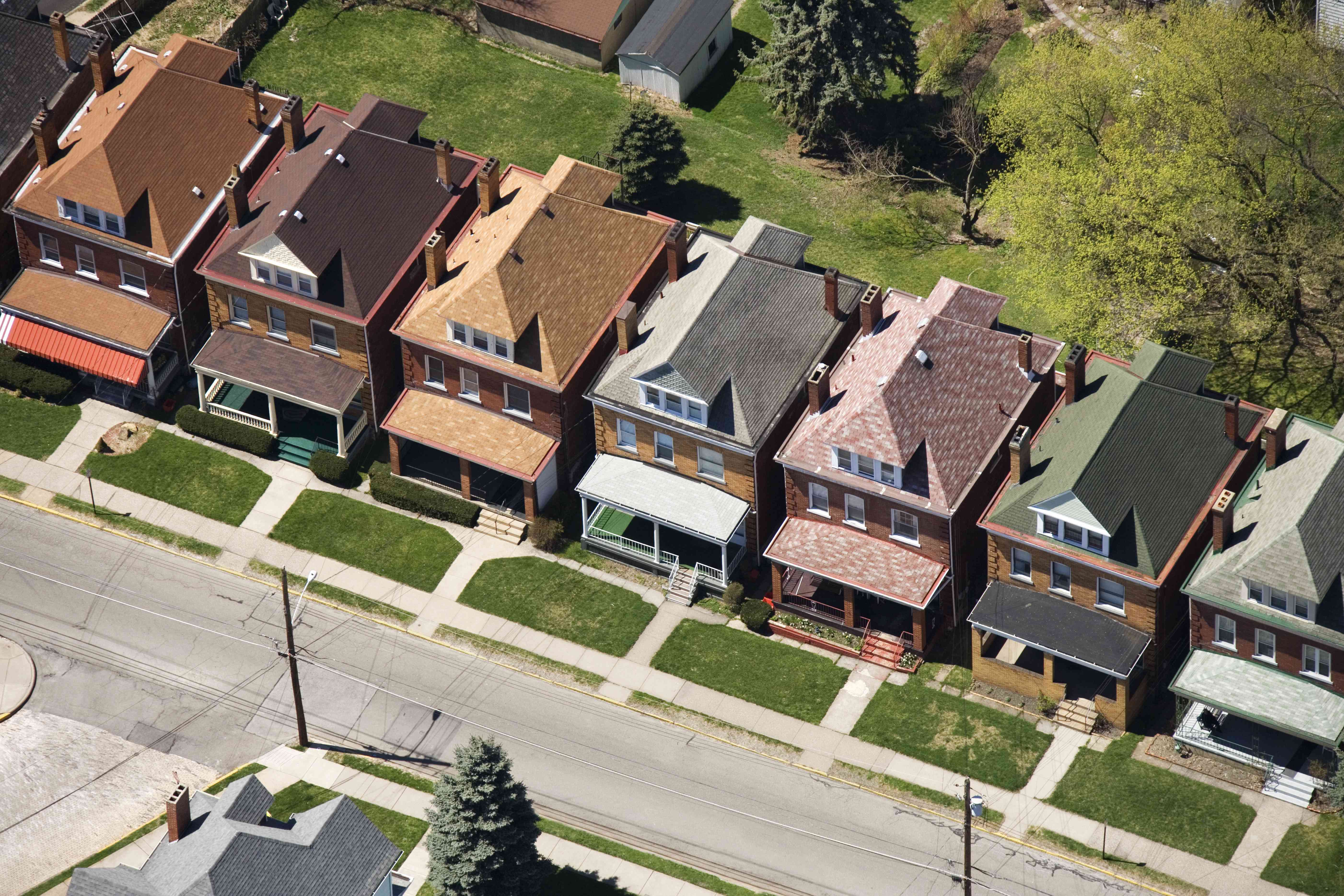 A row of houses