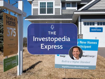 Image of a model home with a real estate agency sign in the front yard