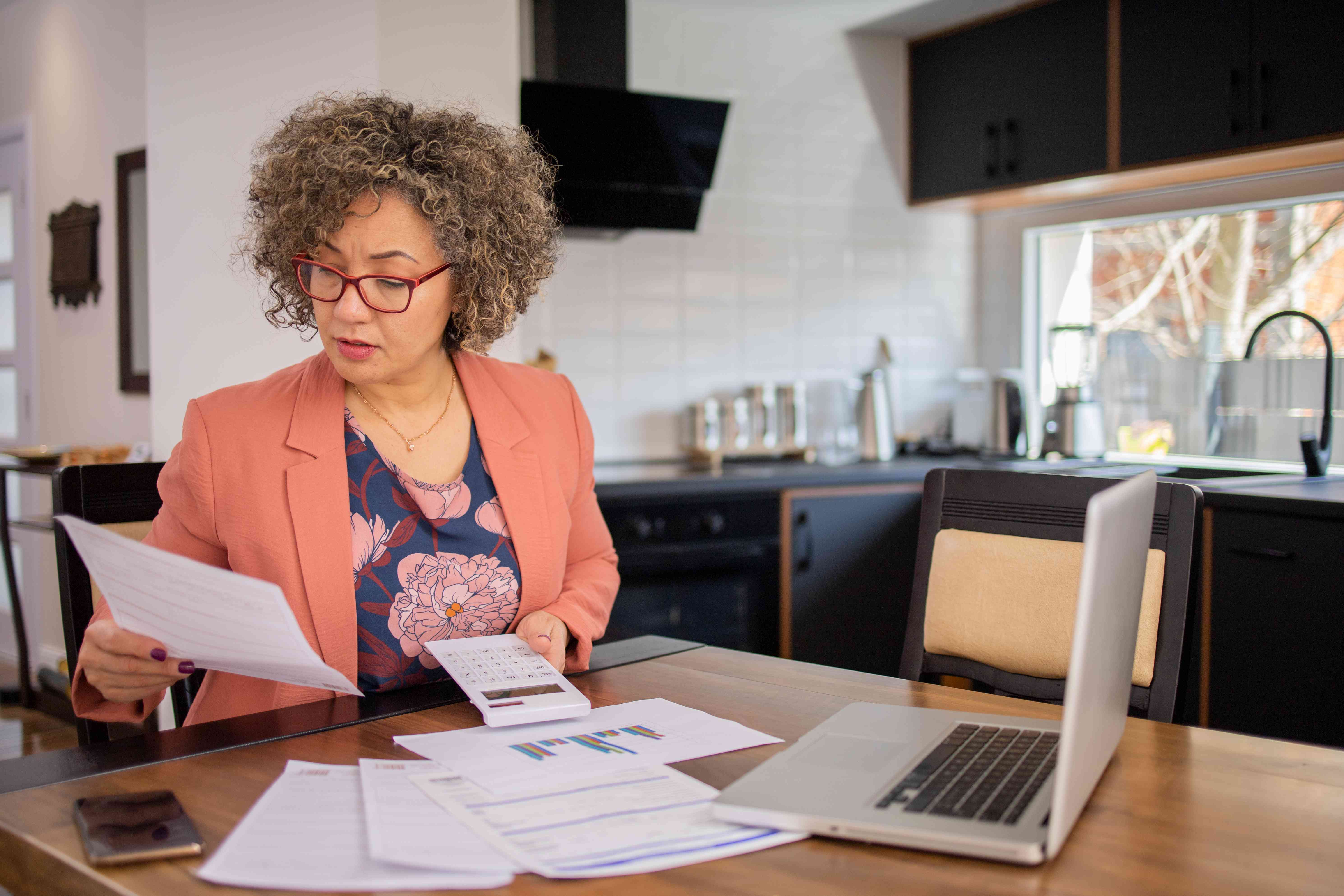 Business owner preparing an employee loan