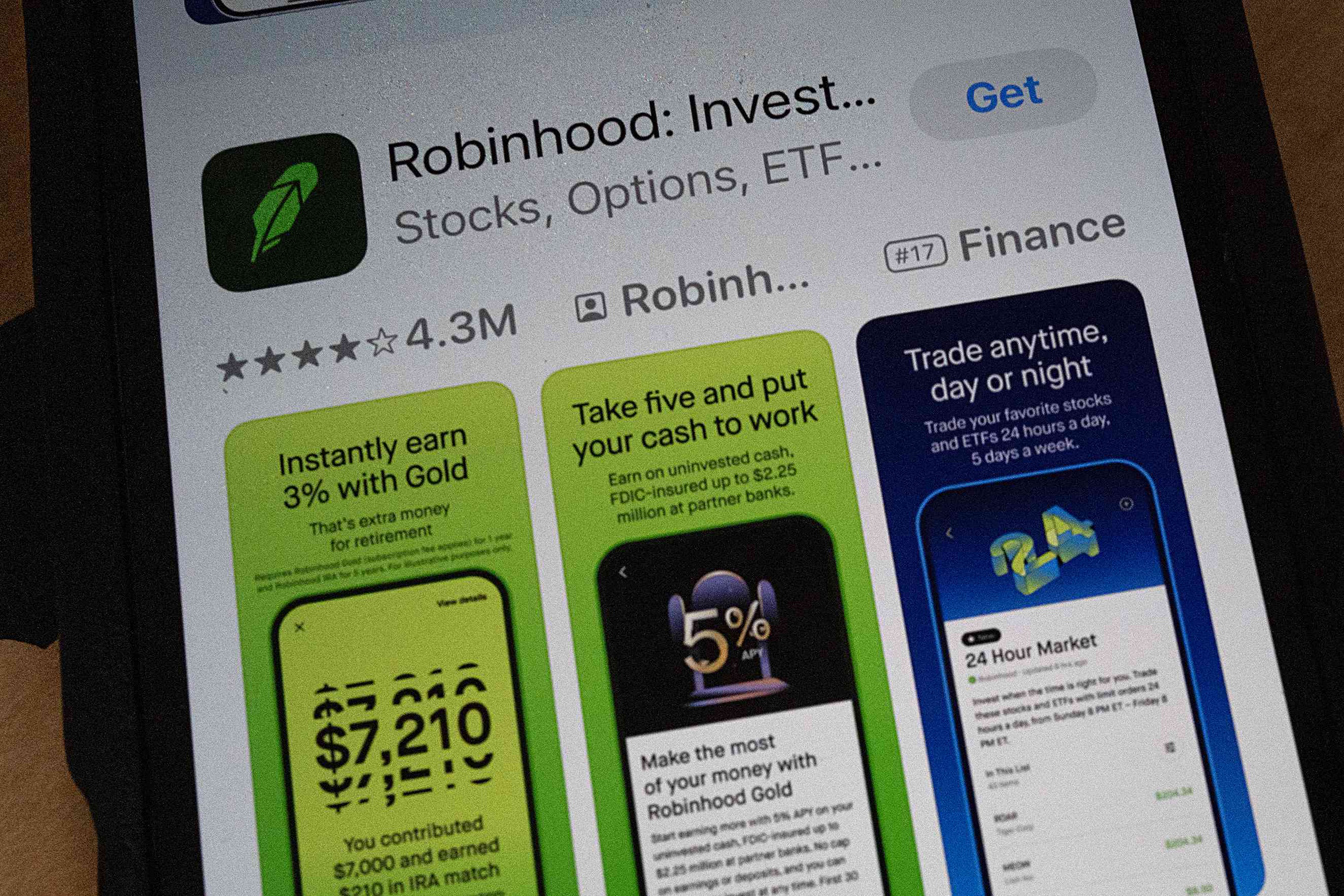 Robinhood Markets app