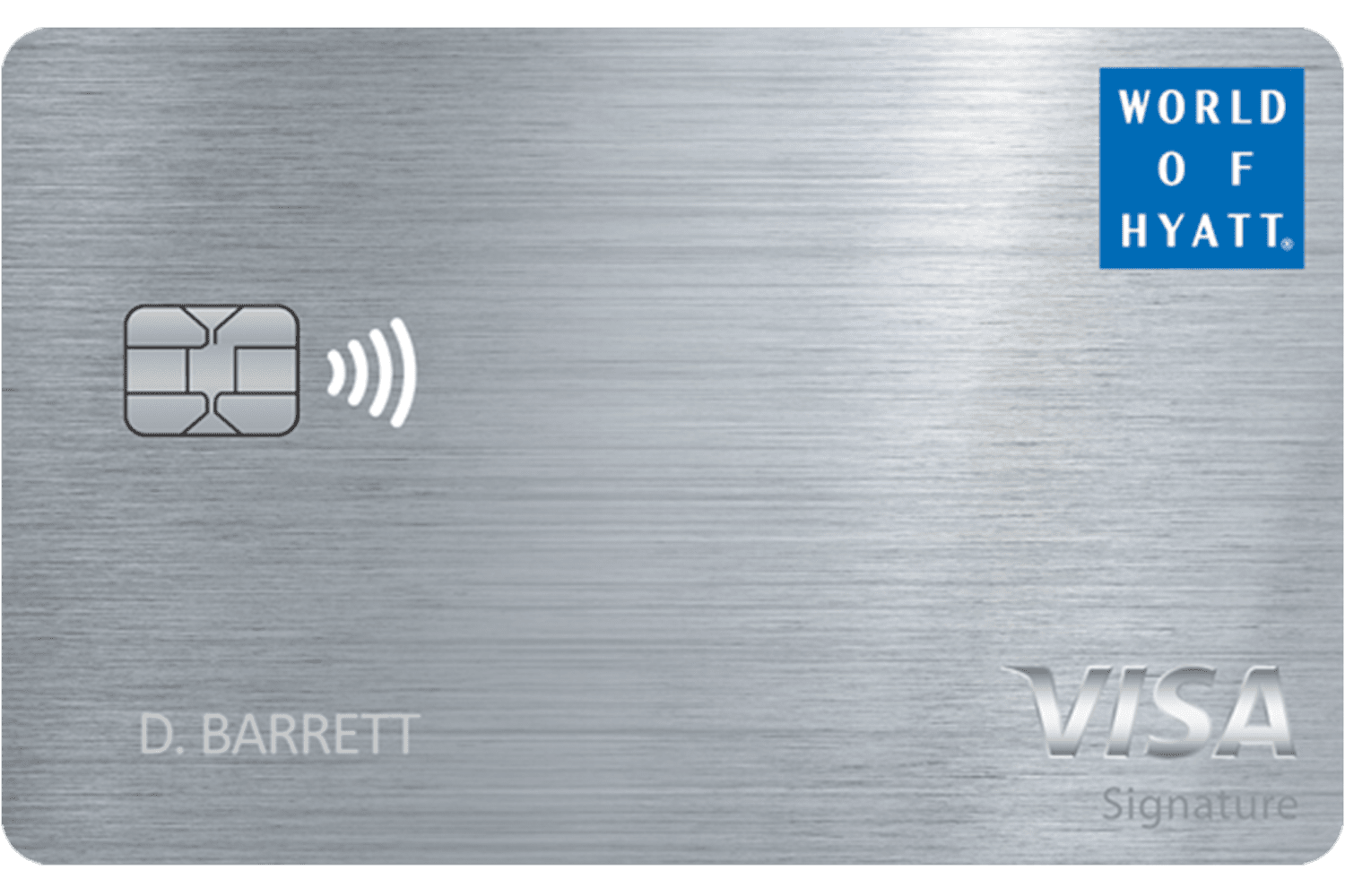 Image of the World of Hyatt credit card.