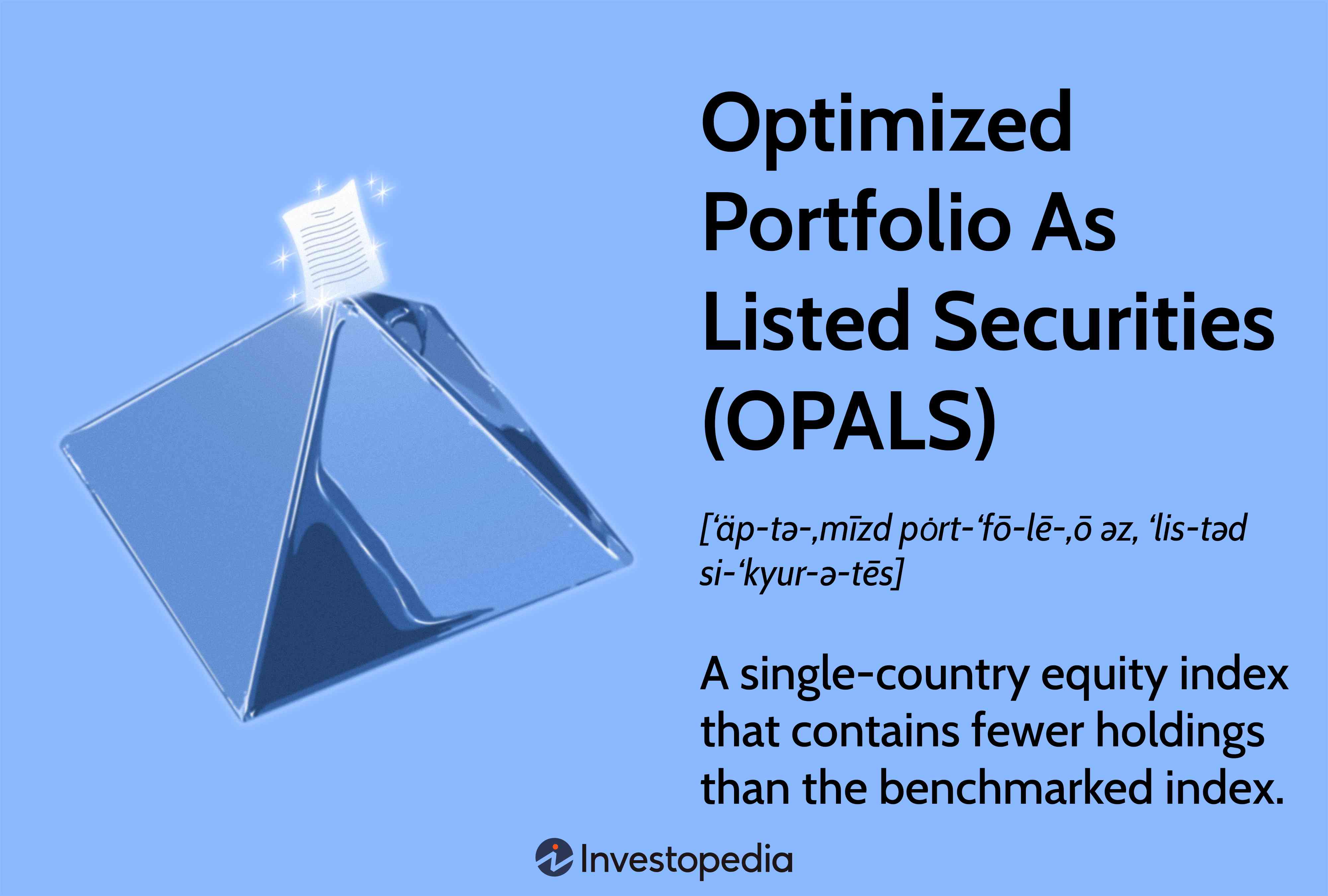 Optimized Portfolio As Listed Securities (OPALS)