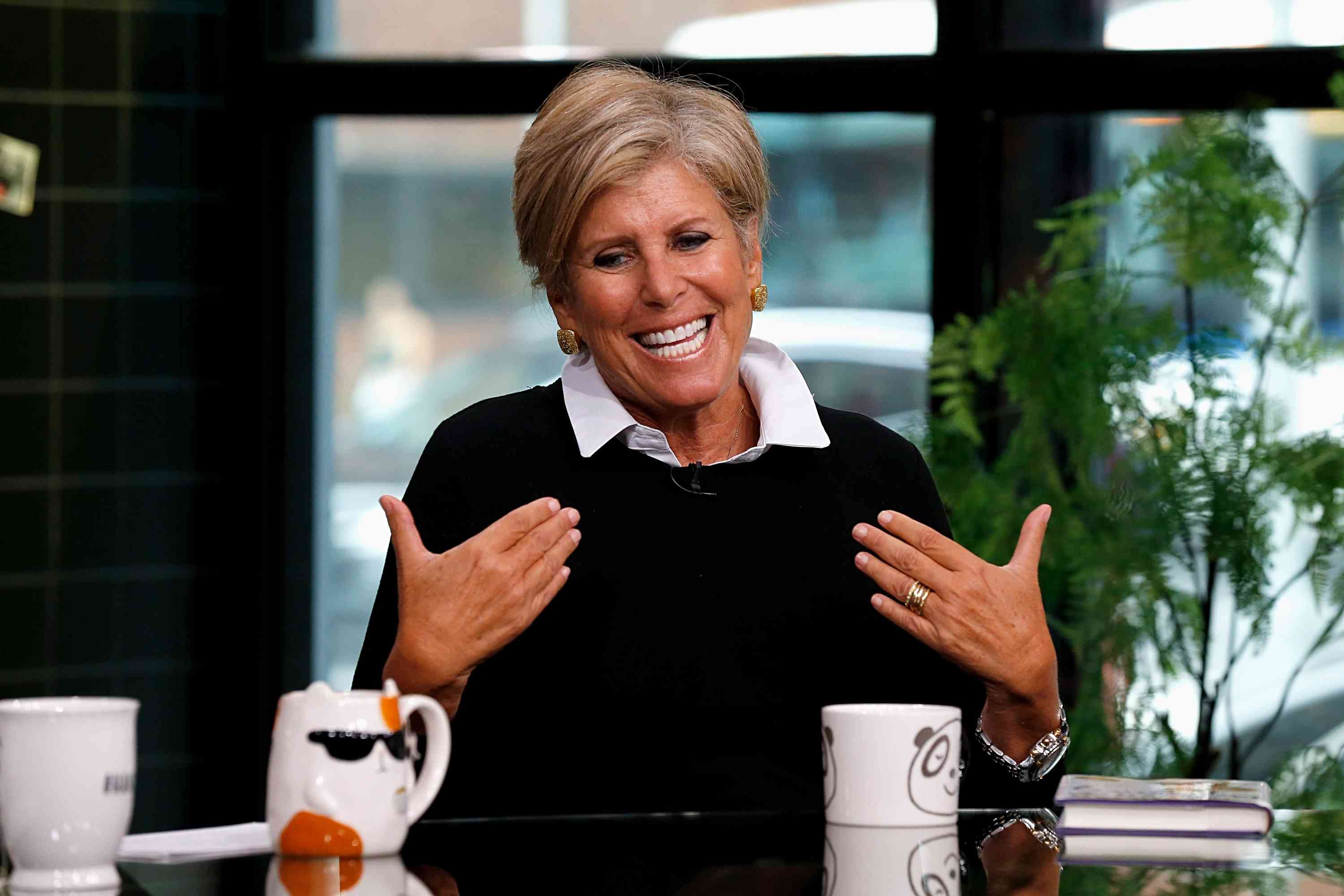 Suze Orman discussing her book “Women and Money”