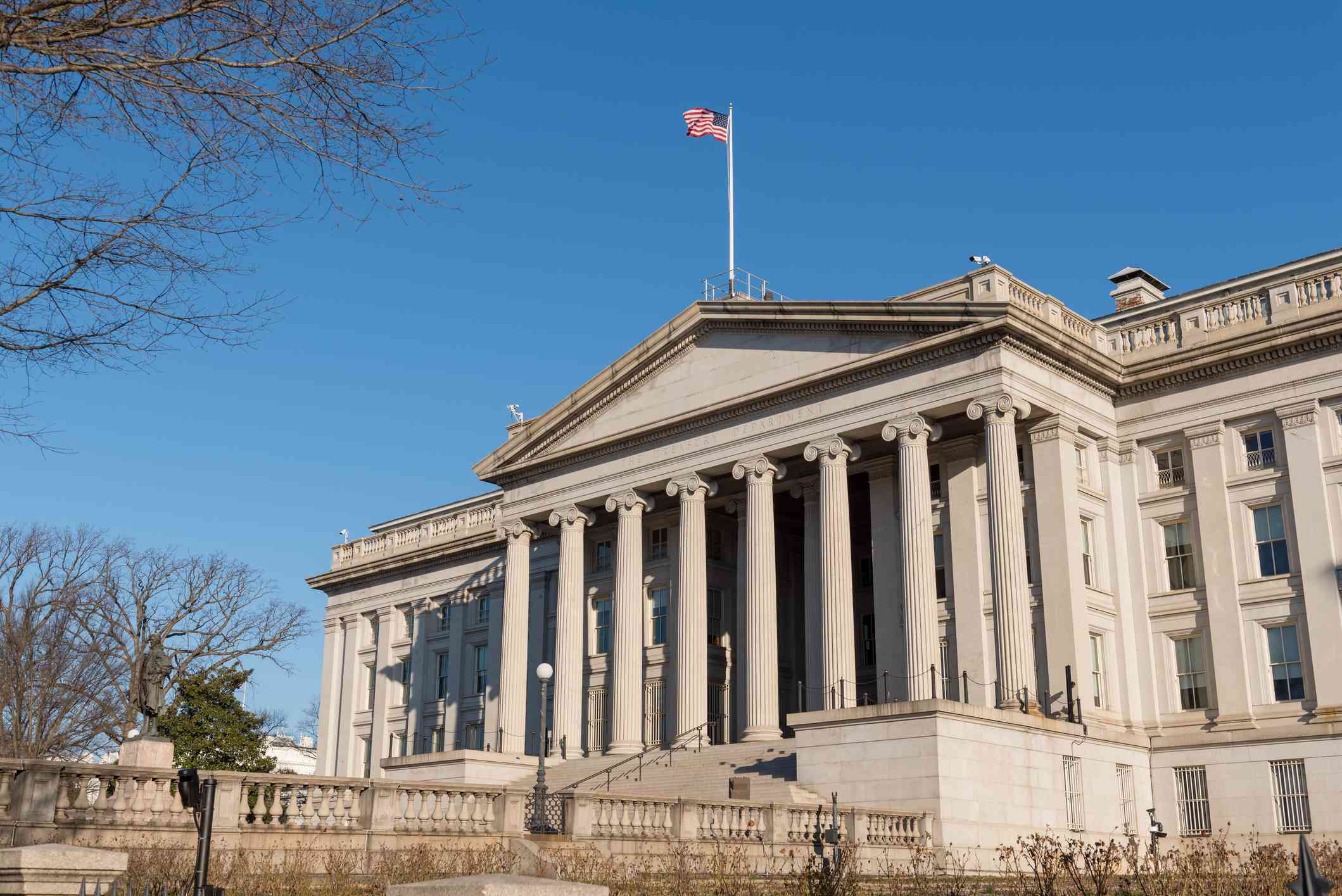 U.S. Treasury Department in Washington