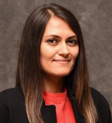 A photograph shows research analyst Sana Saddiqui.